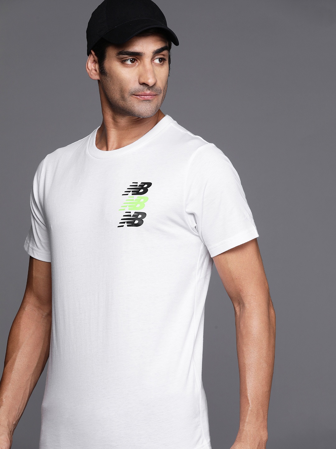 

New Balance Sport Stacked T-shirt, White