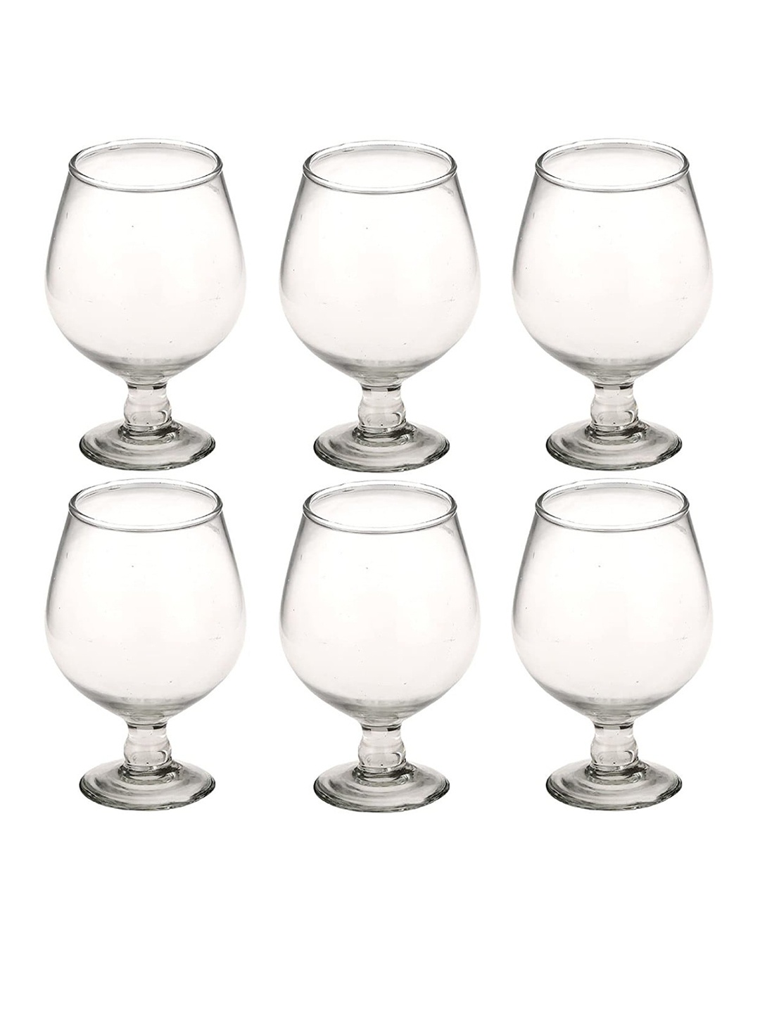

1ST TIME Transparent 6 Pieces Wine Glass 300 ml Each