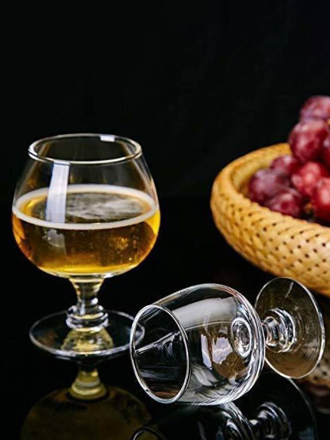 

1ST TIME Transparent 2 Pieces Glass Wine Mugs 300ml Each