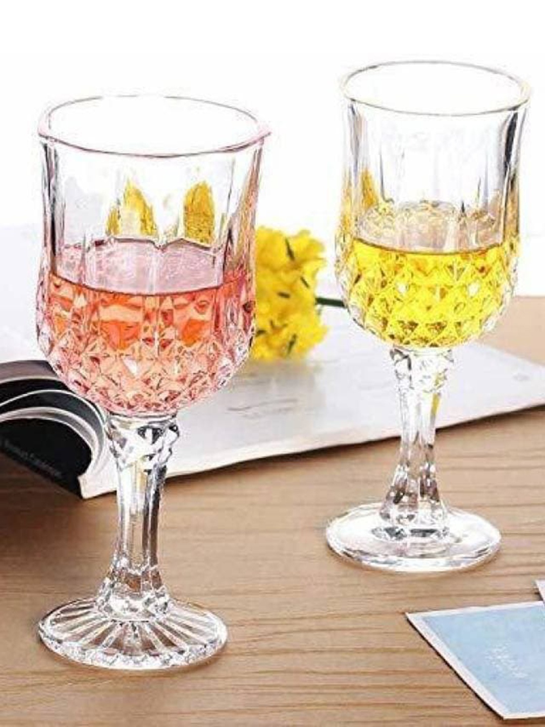 

1ST TIME 2-Pcs Transparent Wine Glass- 100ml