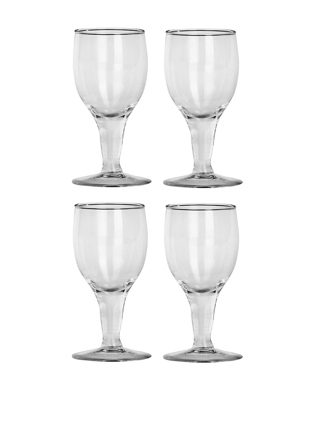 

1ST TIME Transparent 6 Pieces Wine Glass- 180ml