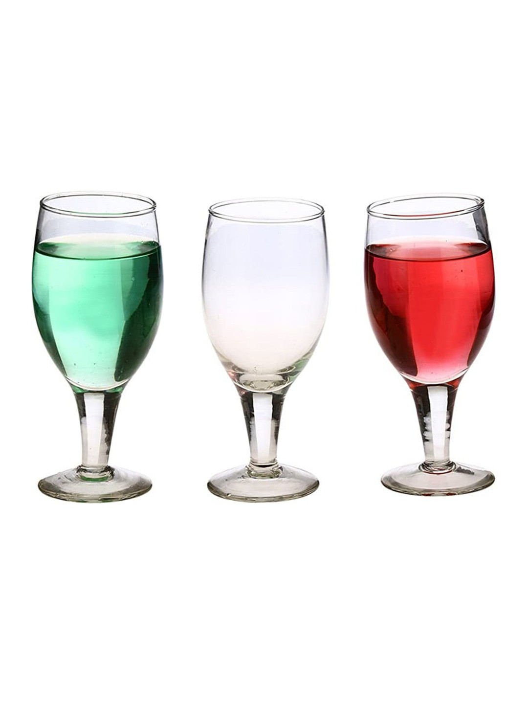 

1ST TIME 3 Pcs Transparent Wine Glass 180 ml Each