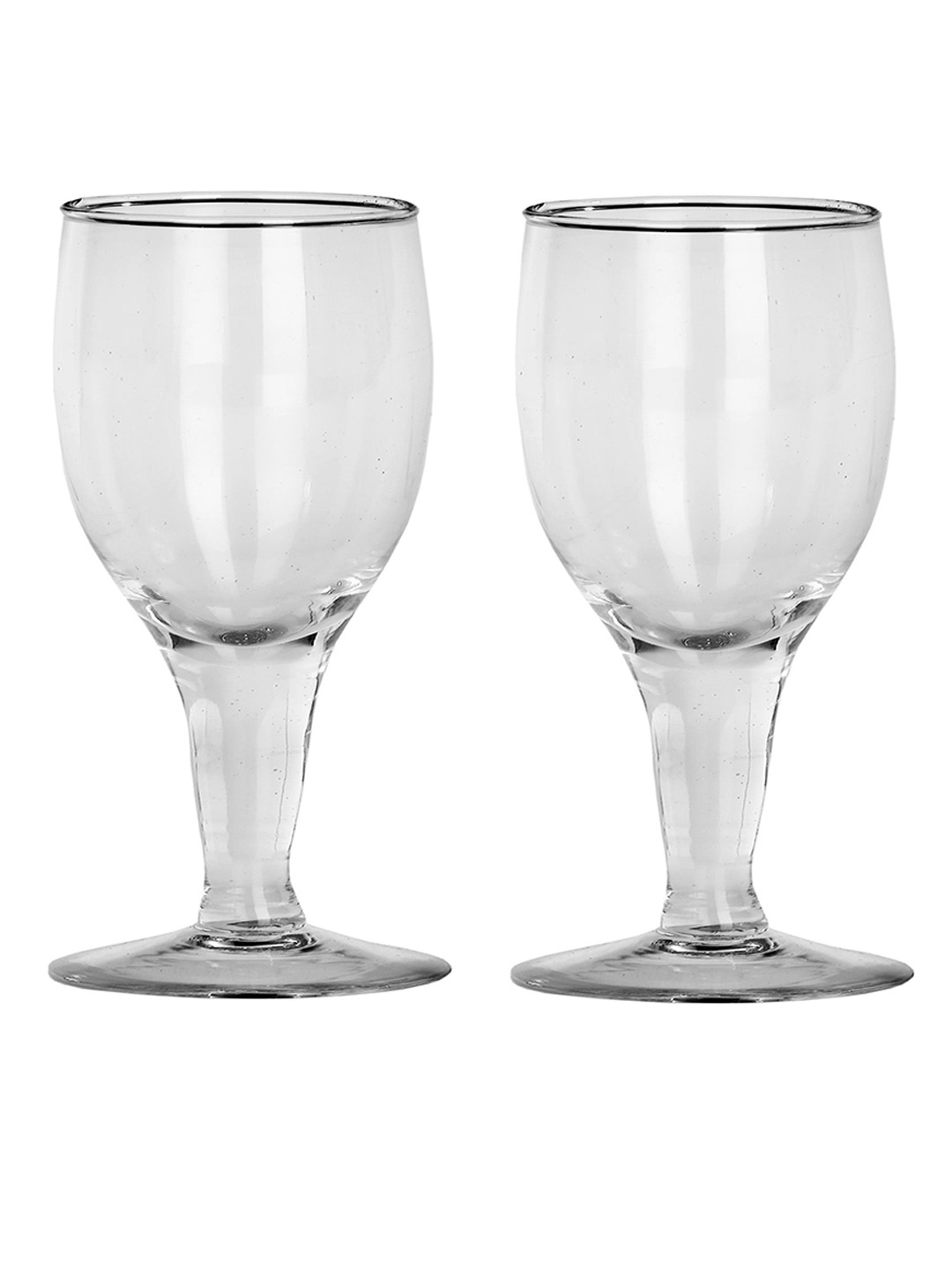 

1ST TIME Transparent 4 Pieces Wine Glasses 180 ml Each