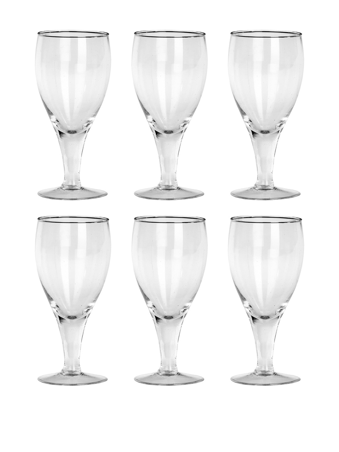 

1ST TIME 6 Pieces Transparent Wine Glass 180ml
