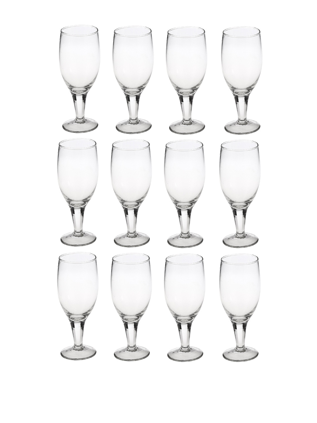 

1ST TIME Transparent 12 Pieces Wine Glass- 180ml