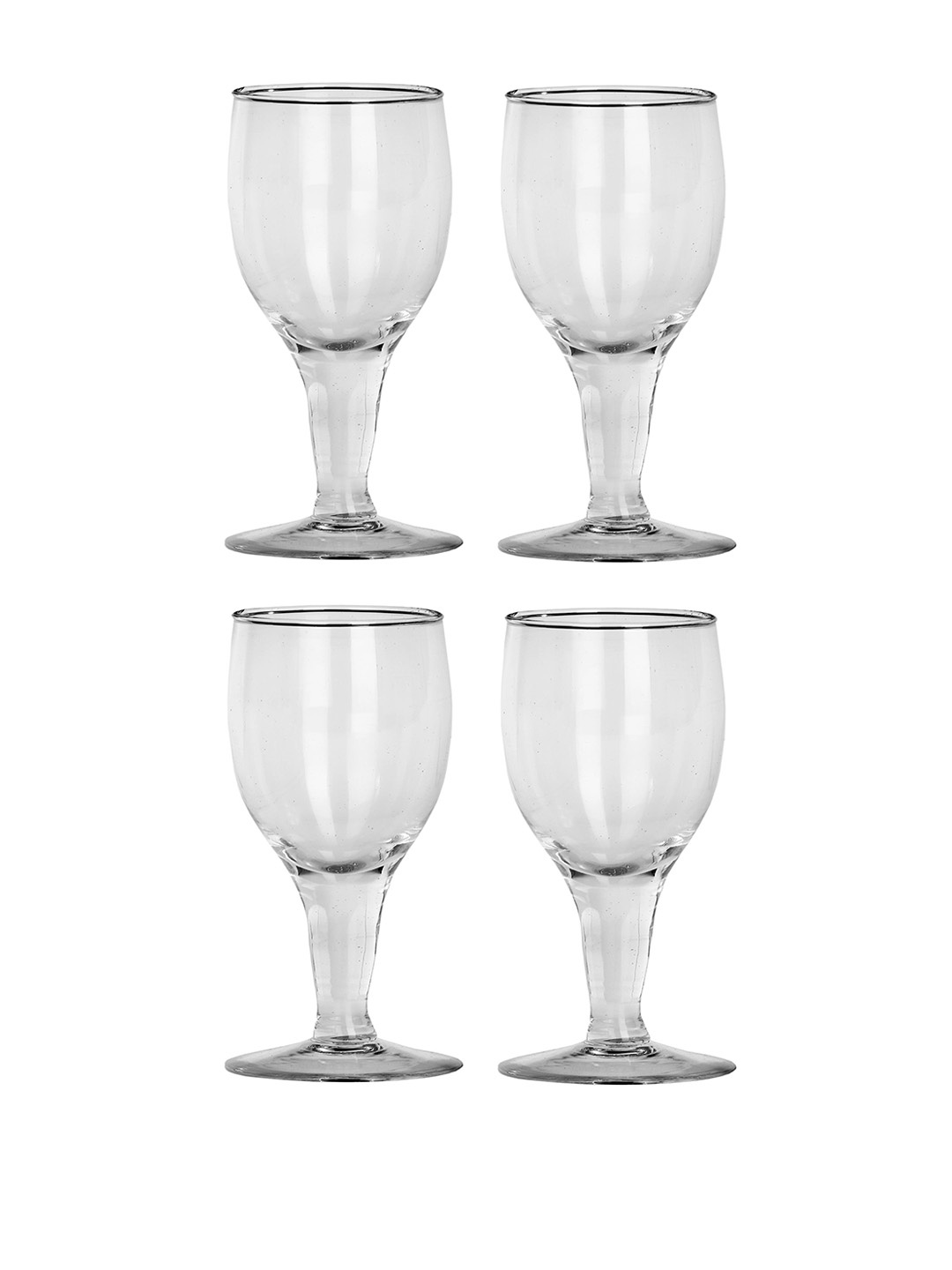 

1ST TIME Transparent 6 Pieces Wine Glasses 180ml Each