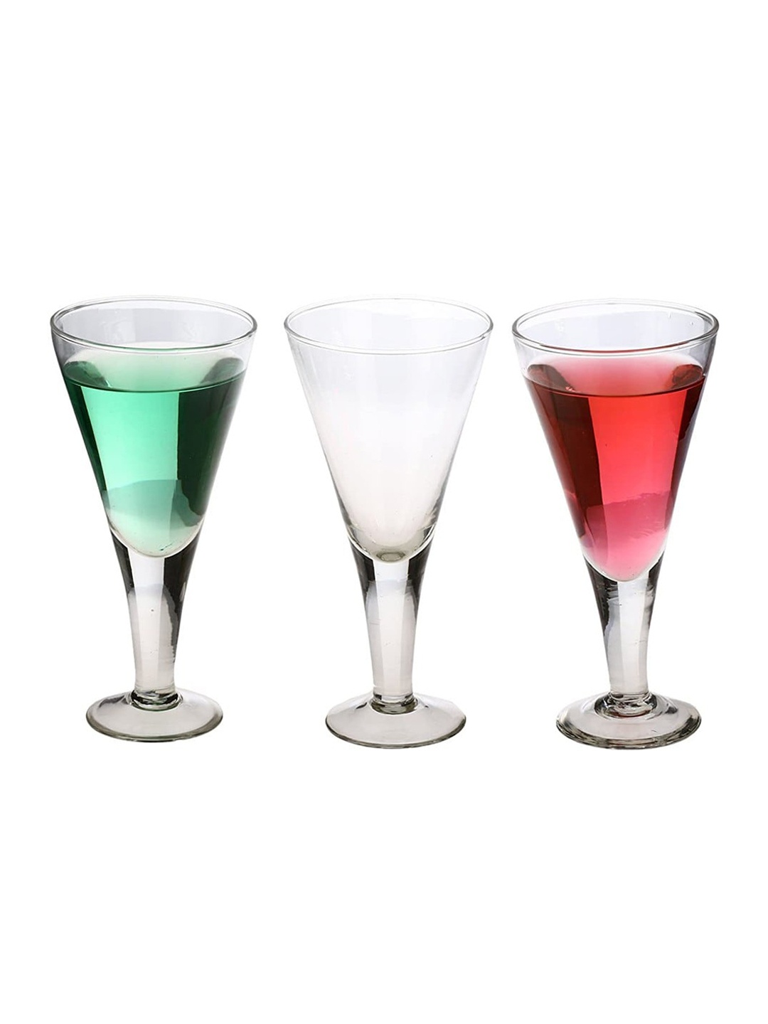 

1ST TIME Transparent 3Pcs Wine Glasses 150ml