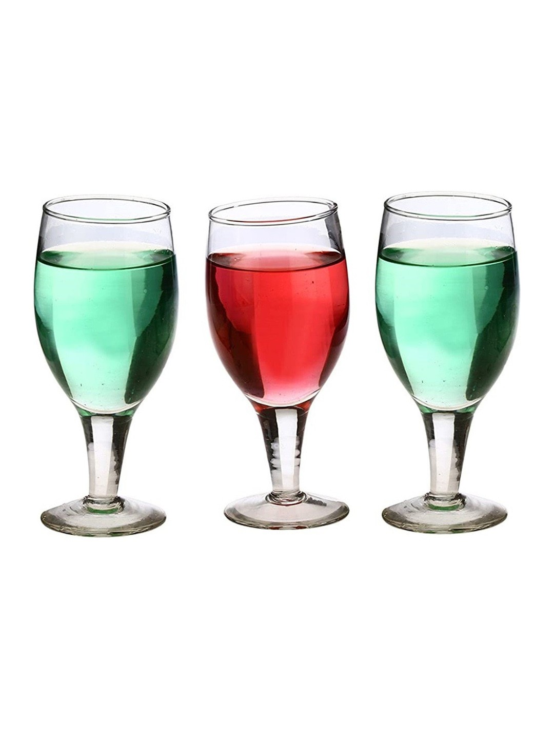 

1ST TIME Transparent 3-Pcs Wine Glasses- 180ml