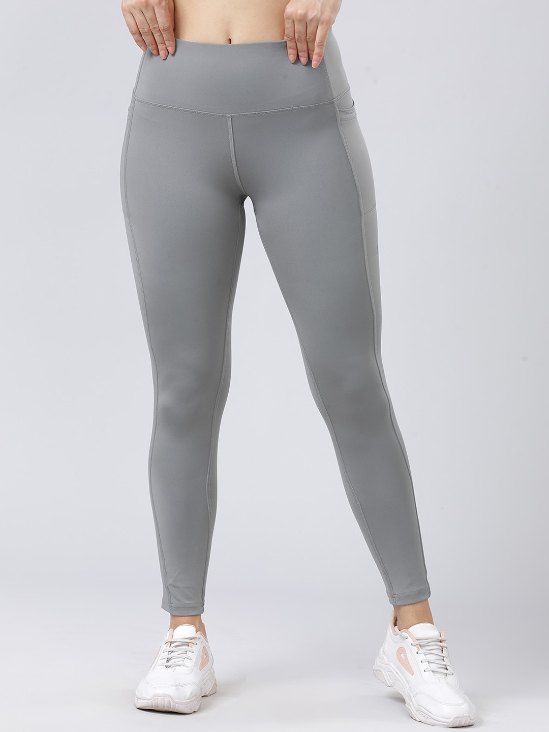 

Lovable Sport Women Moisture Wicking 4-Way Stretch Ankle Length Training Tights, Grey