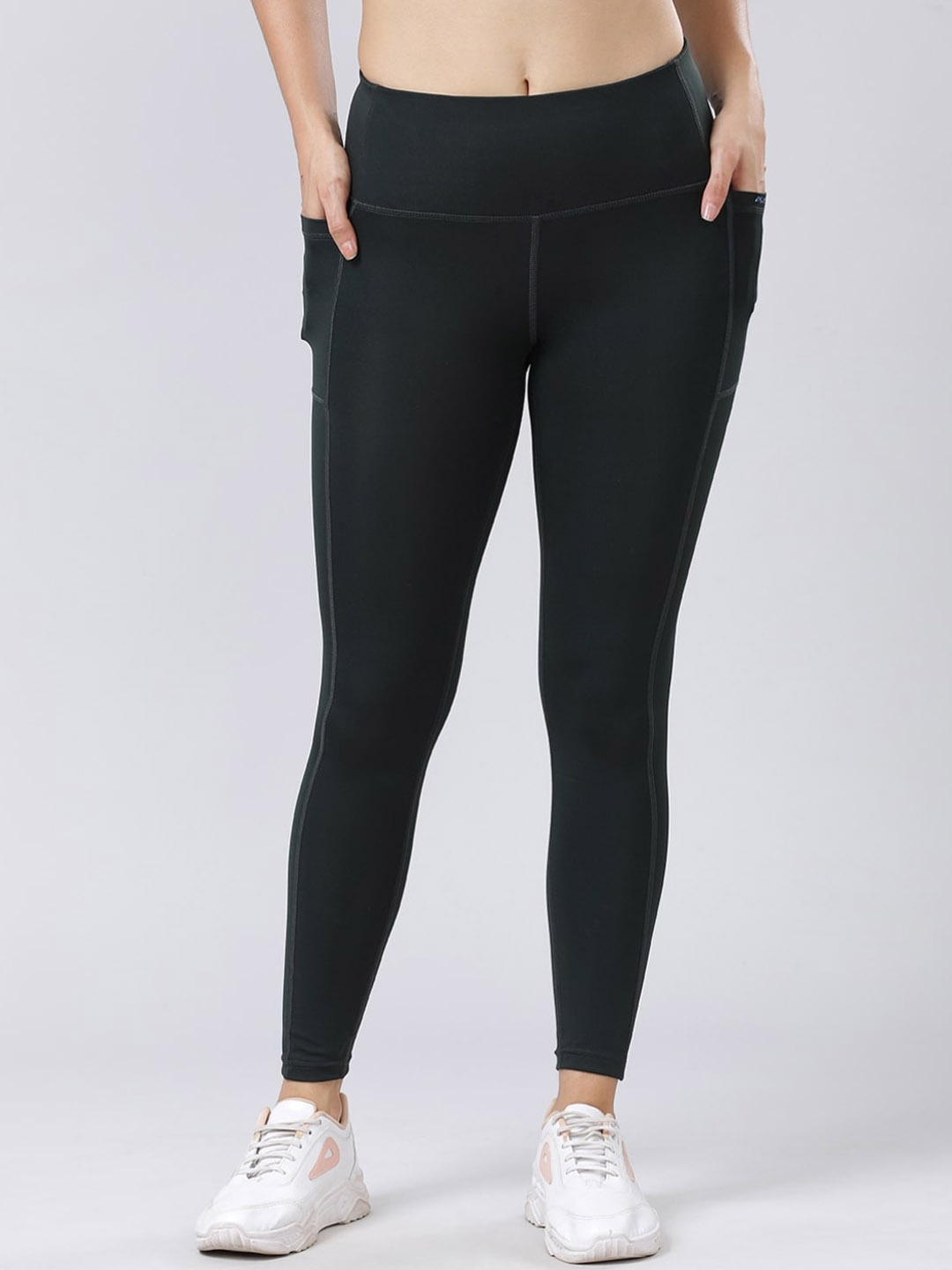 

Lovable Sport Women Moisture Wicking 4-Way Stretch Ankle Length Training Tights, Green