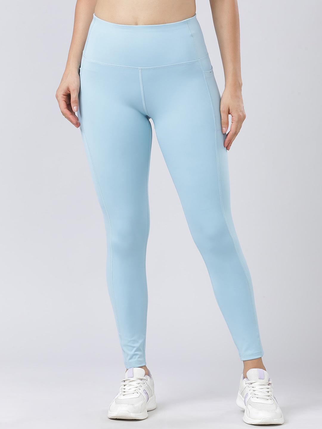 

Lovable Sport Women Moisture Wicking 4-Way Stretch Ankle Length Training Tights, Blue