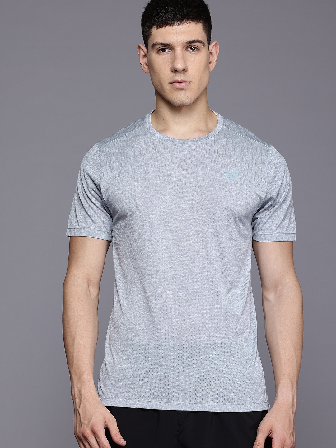 

New Balance Moisture Wicking T-shirt, Grey