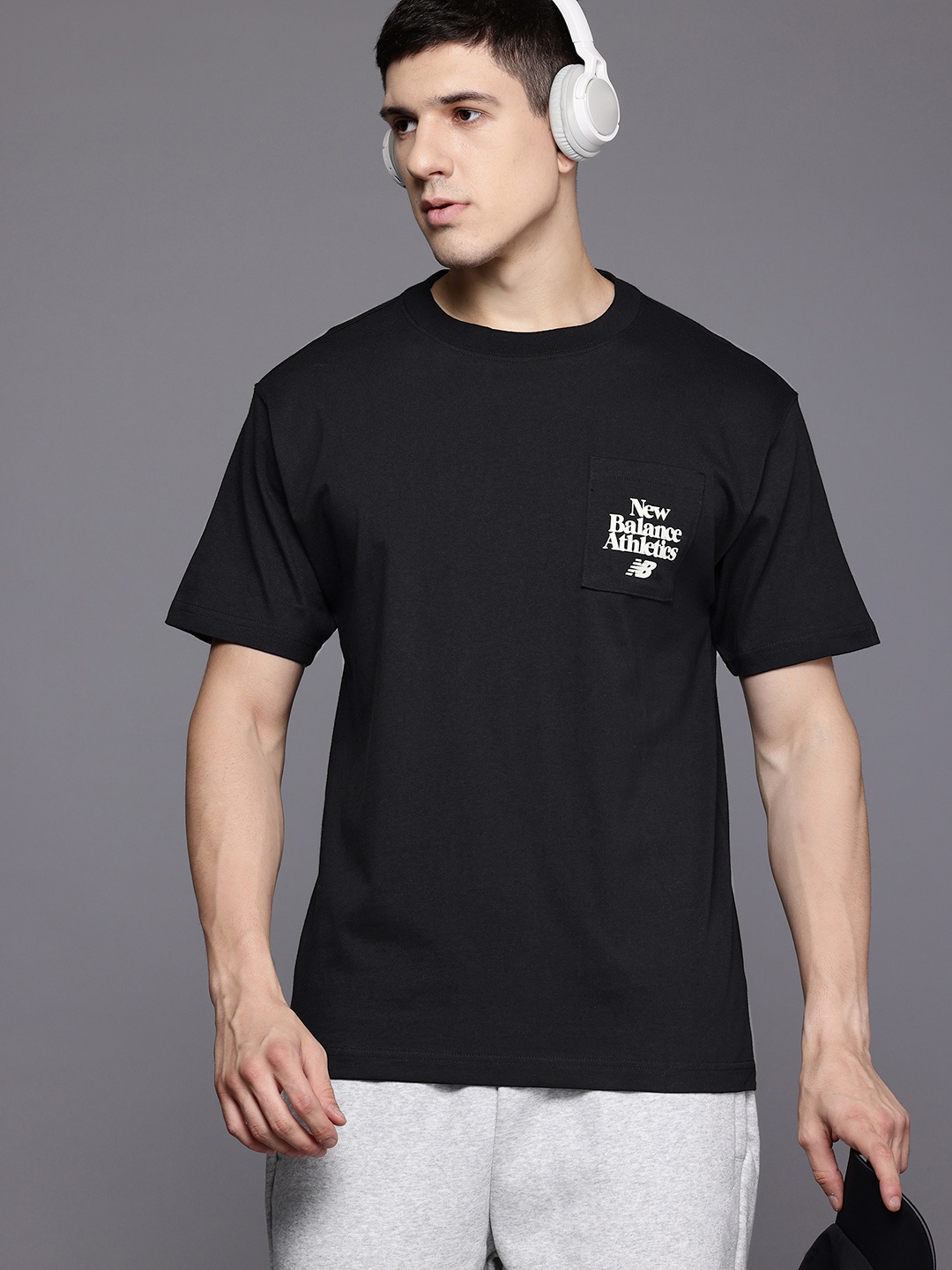 

New Balance Pure Cotton T-shirt, Black