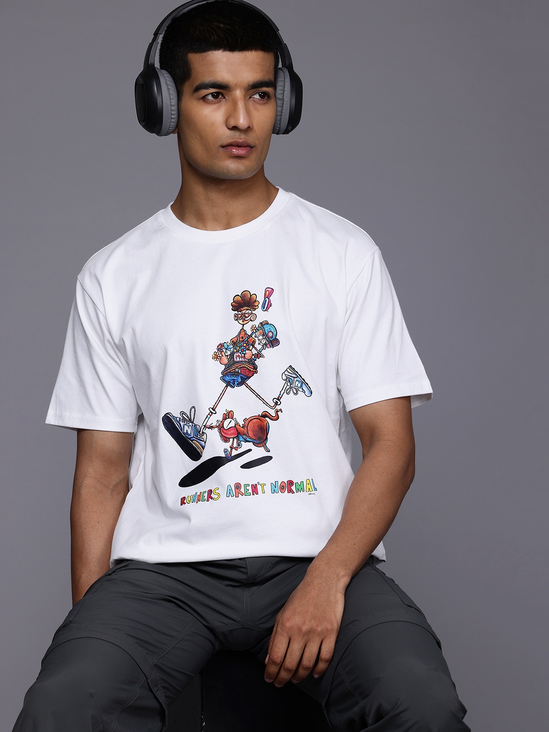 

New Balance Printed Pure Cotton T-shirt, White