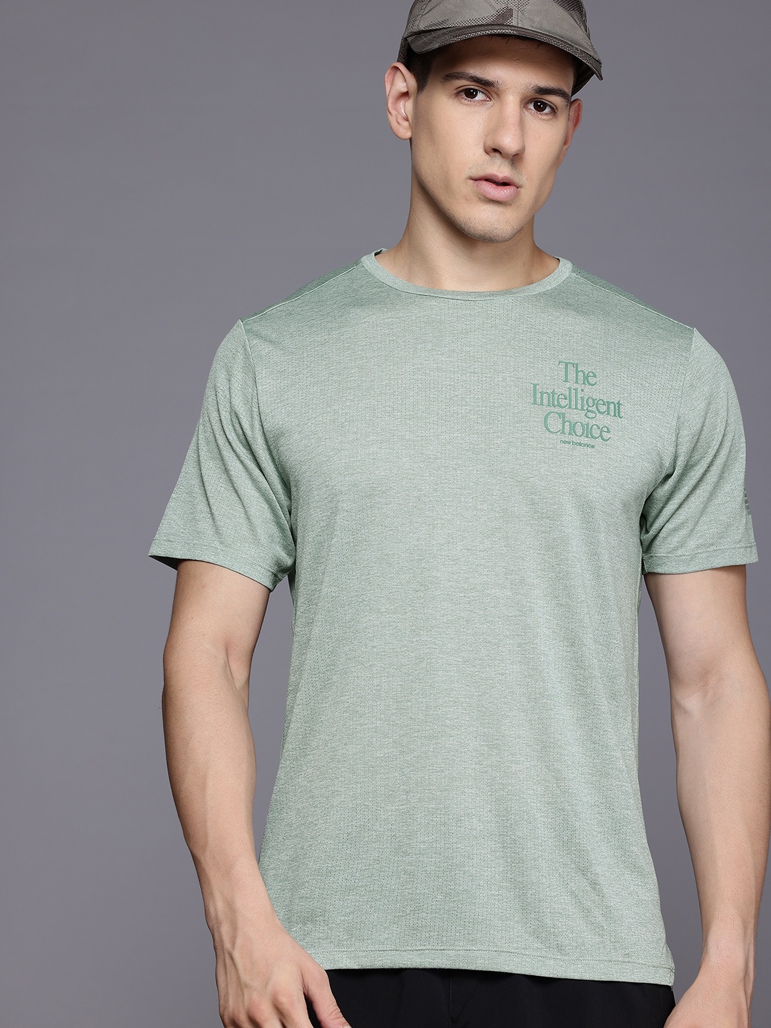 

New Balance Moisture Wicking T-shirt, Green