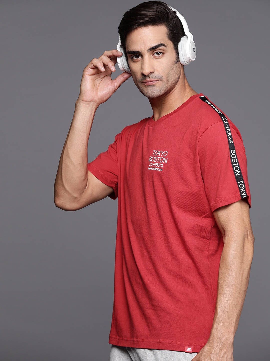 

New Balance Pure Cotton T-shirt, Red