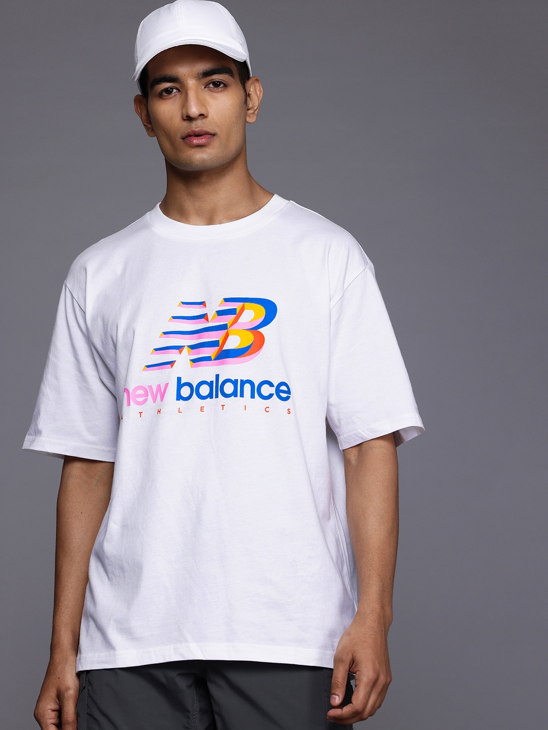 

New Balance Pure Cotton OverSized T-shirt, White