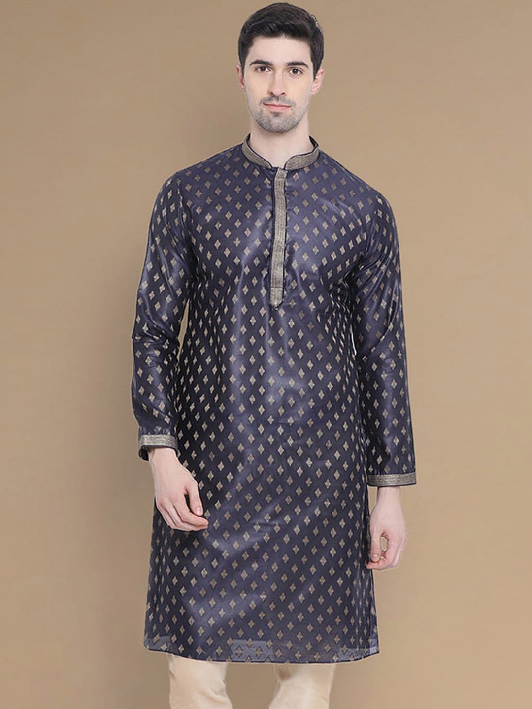 

Sanwara Ethnic Motifs Printed Strigth Kurta, Blue