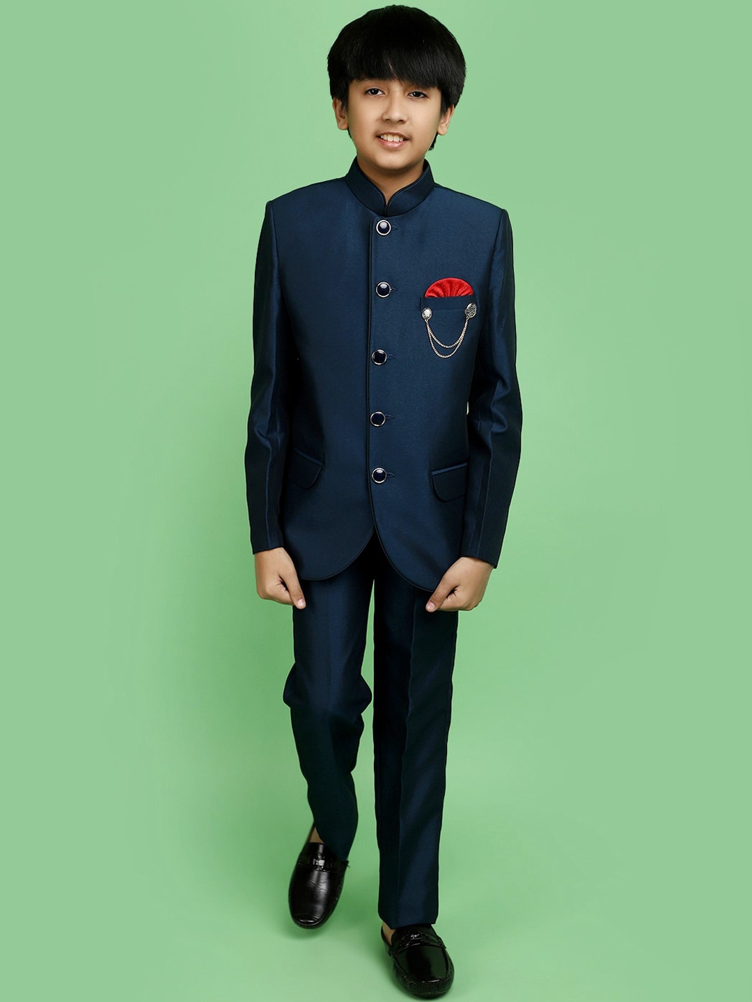 

V-Mart Boys Two-Piece Party Suit, Blue