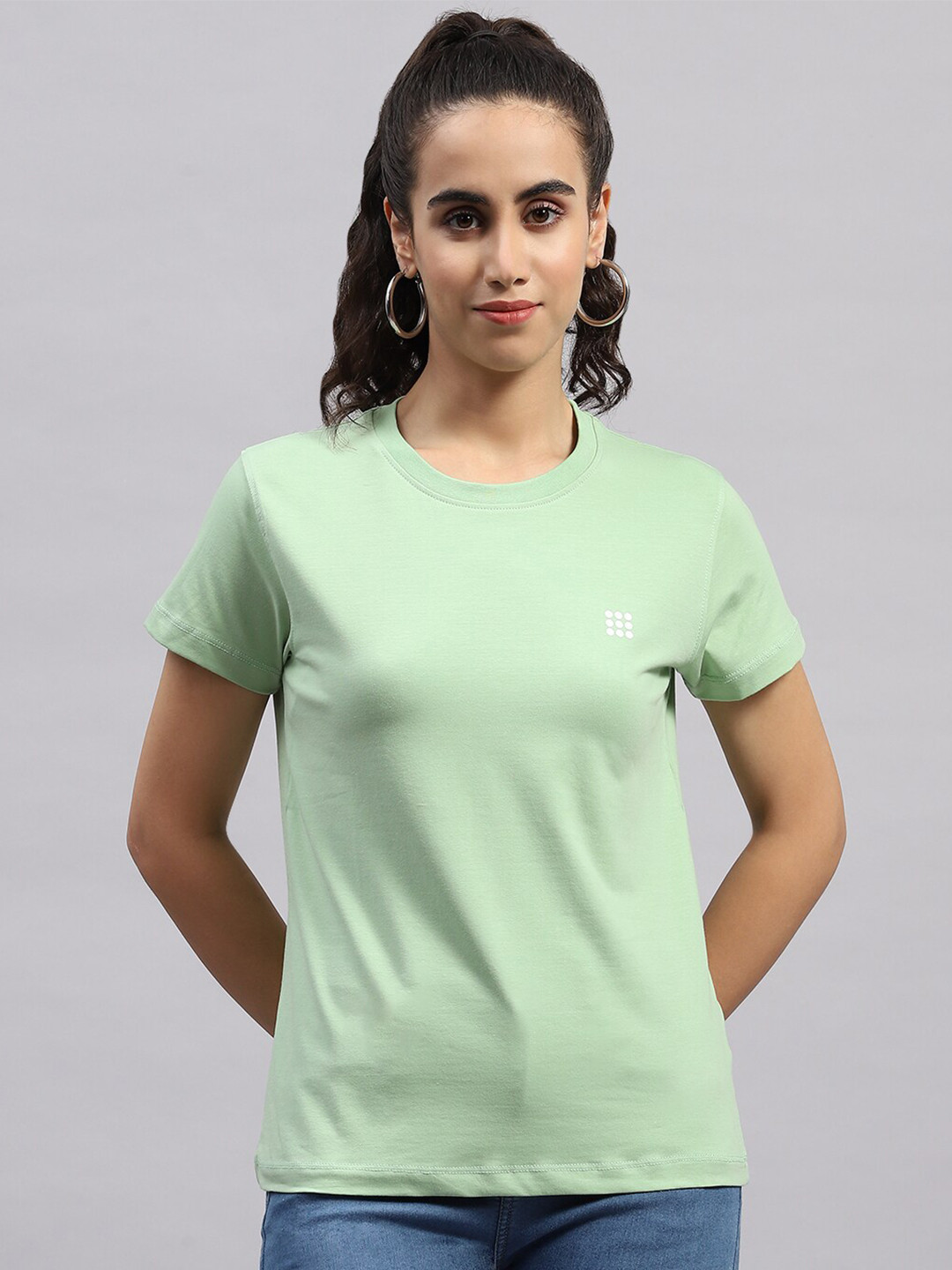 

rock.it Round Neck Knitted Sports T-Shirt, Green
