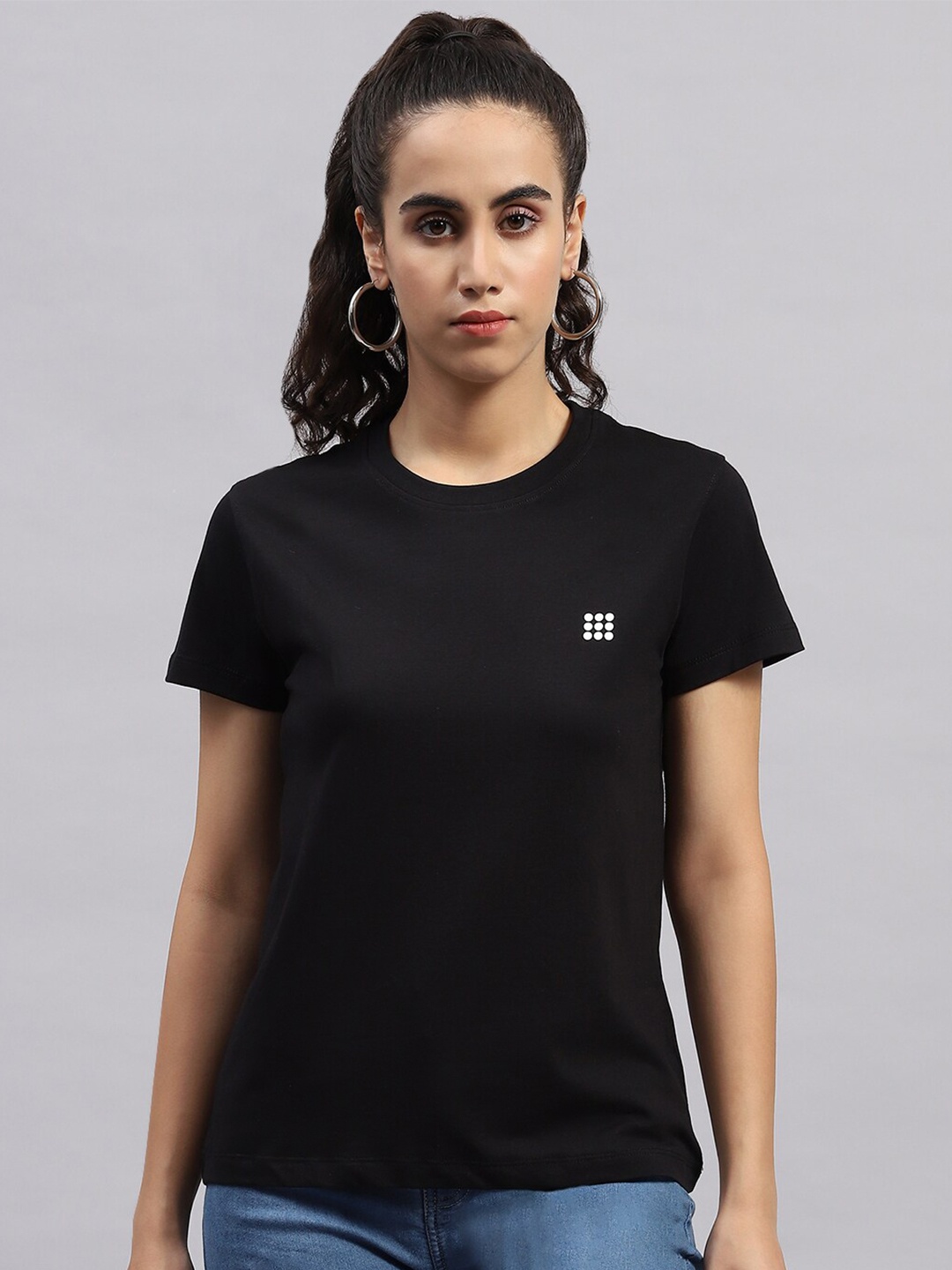 

rock.it Round Neck Knitted Sports T-Shirt, Black