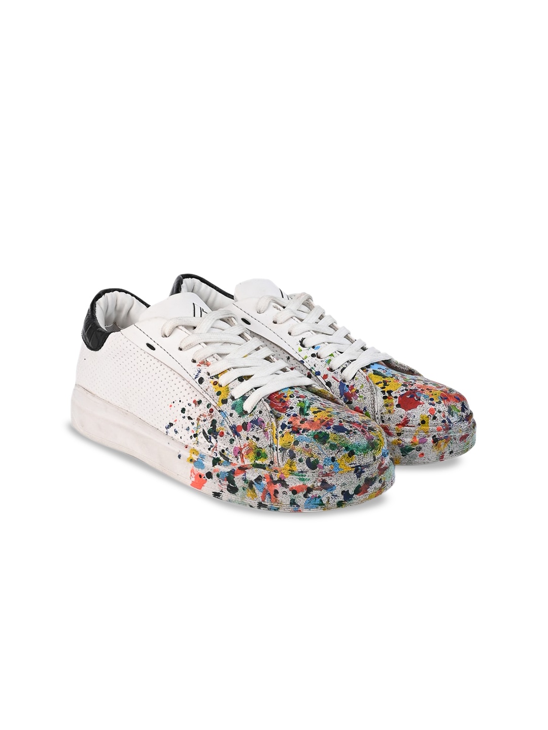 

Alberto Torresi Women Printed Lightweight Sneakers, White