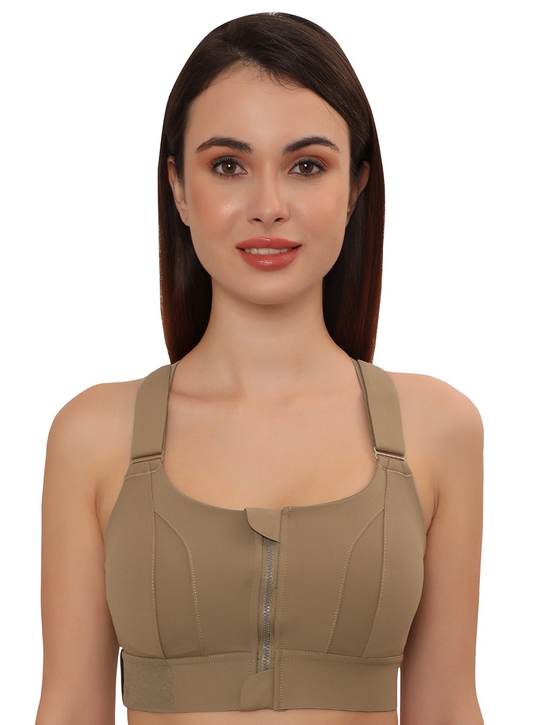 

Glamoras Full Coverage Heavily Padded Workout Bra With All Day Comfort, Green