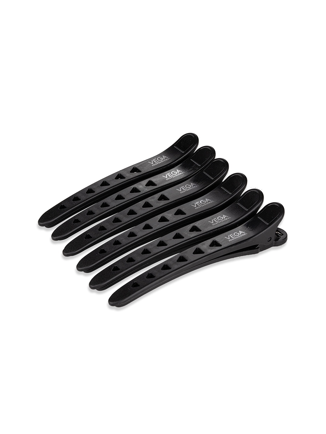 

VEGA PROFESSIONAL Set of 6 Carbon Section Clips for Sectioning - VPHSC-01 - Black