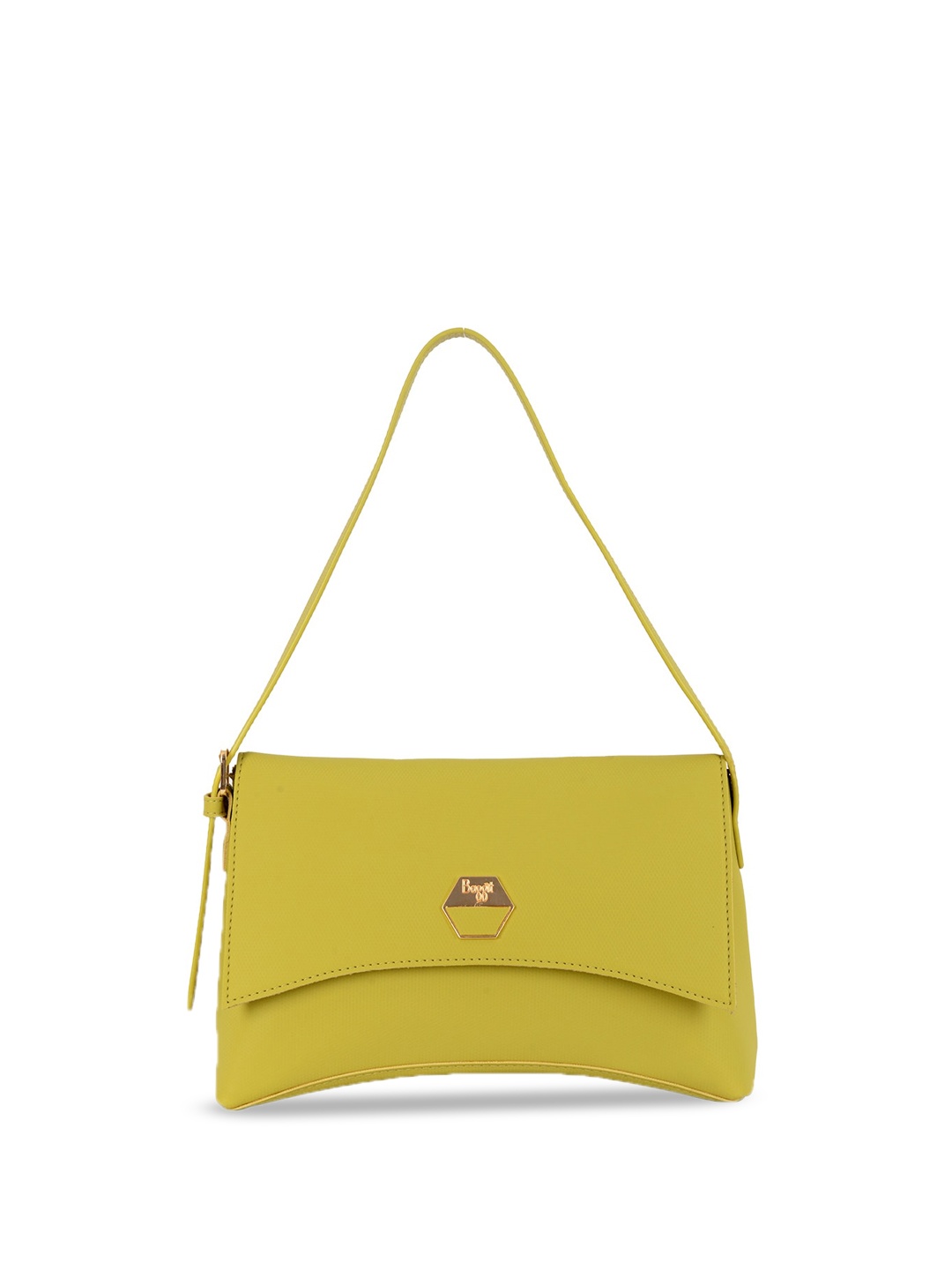 

Baggit Textured Structured Shoulder Bag, Green