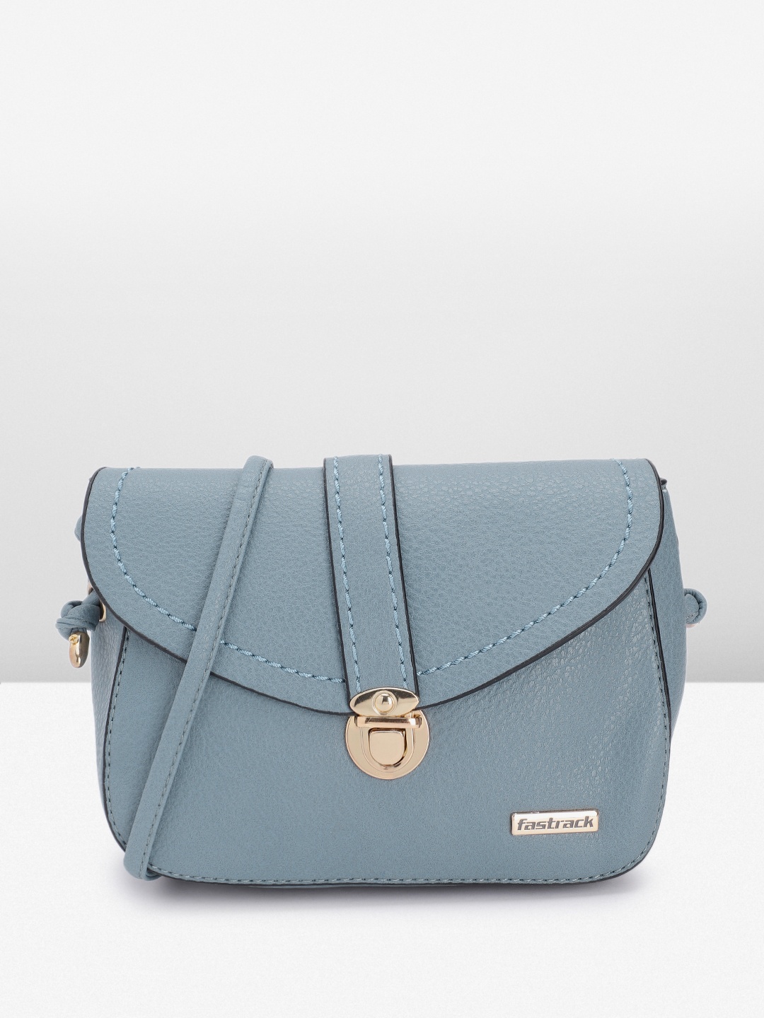 

Fastrack Structured Sling Bag, Blue