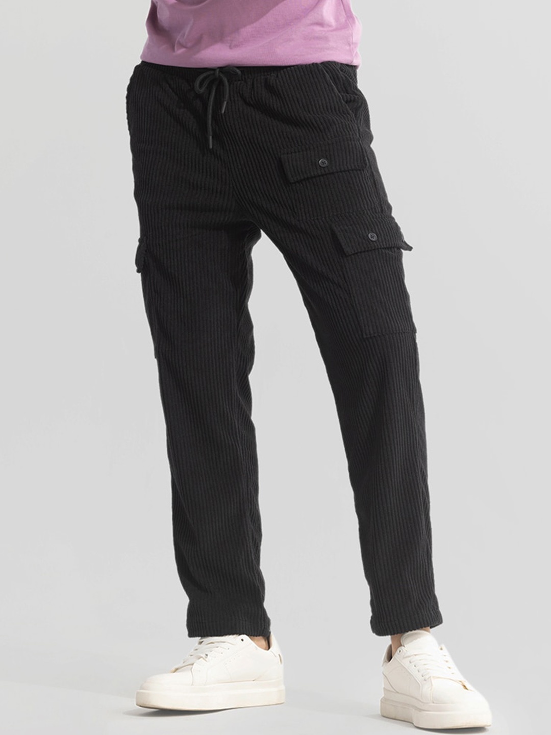 

Snitch Men Classic Cargo Trouser, Black