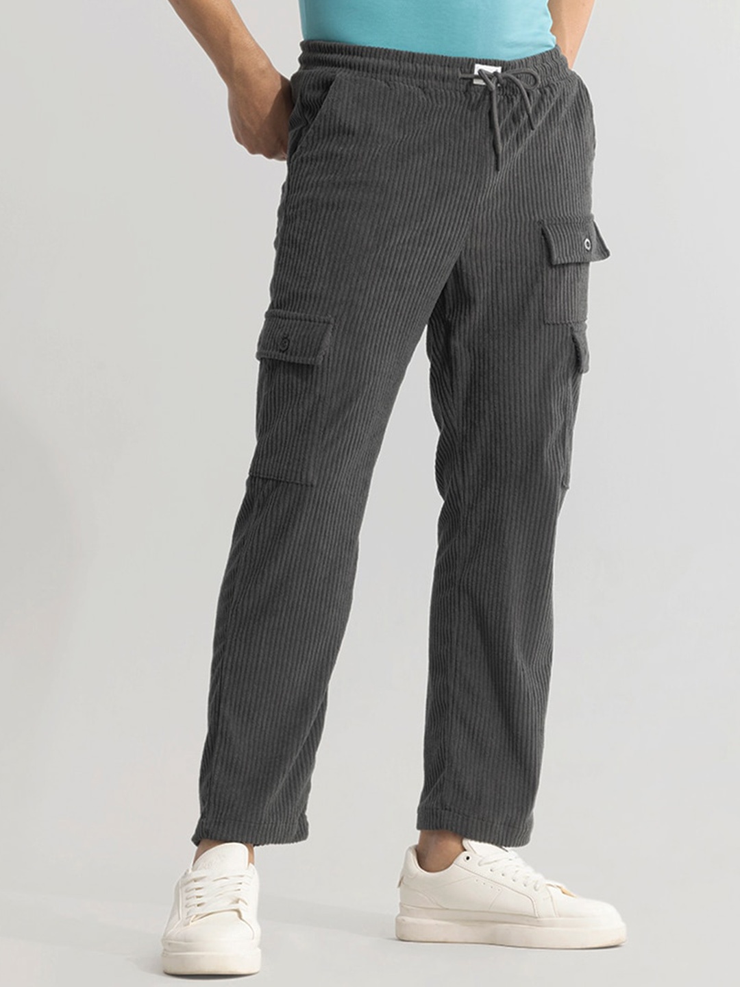 

Snitch Men Classic Cargo Trouser, Charcoal