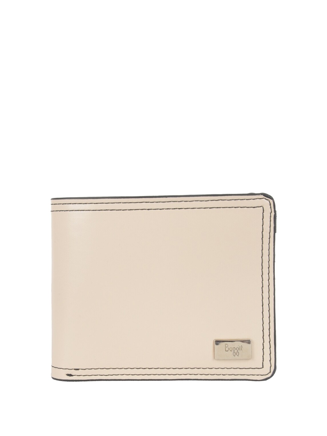 

Baggit Gw Thing Sheen Men Two Fold Wallet, Beige