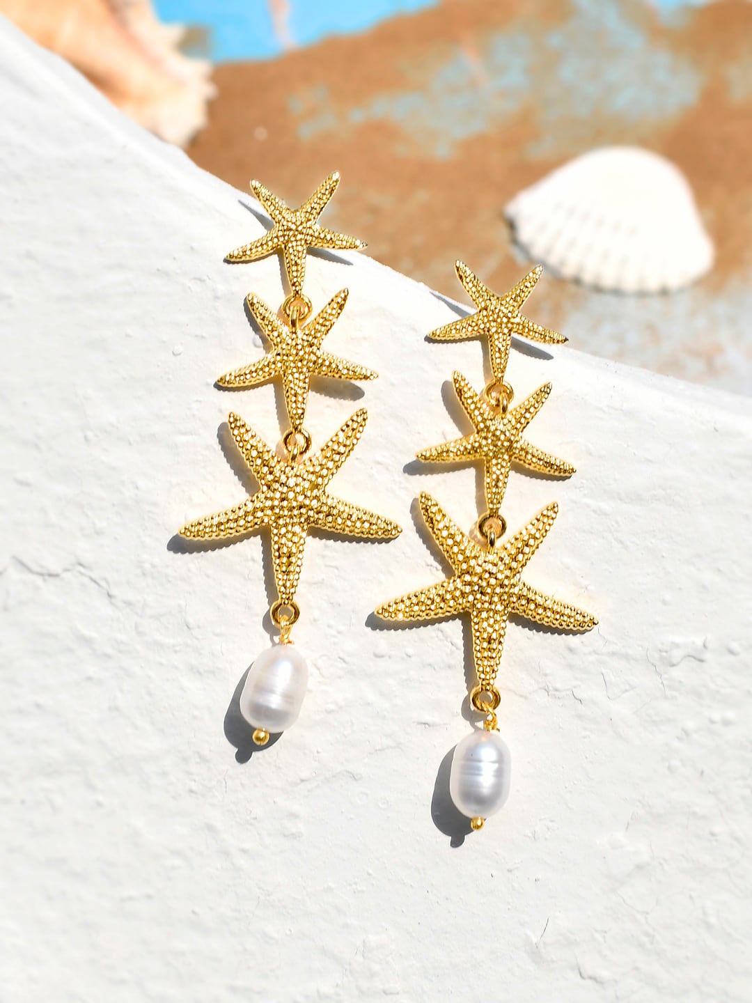 

Voylla Gold Plated Contemporary Drop Earrings