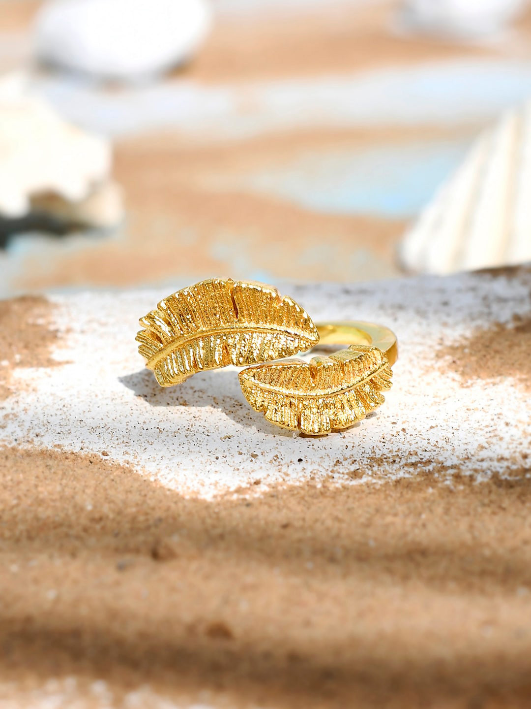 

Voylla Gold-Plated Finger Ring