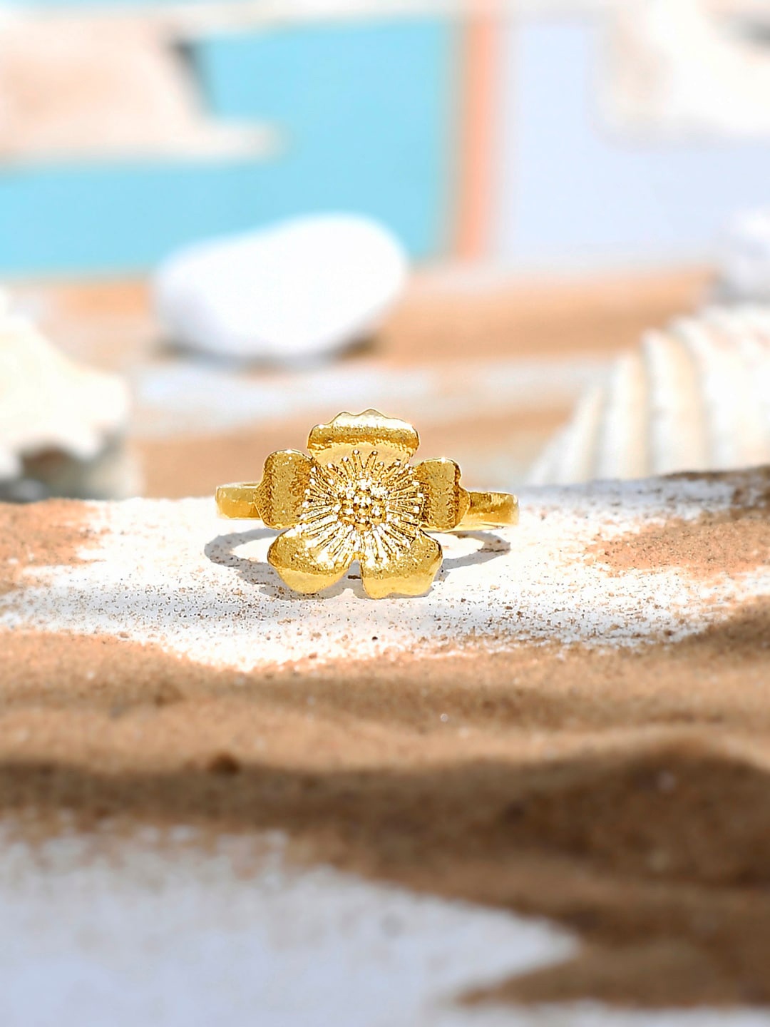 

Voylla Gold-Plated Finger Ring
