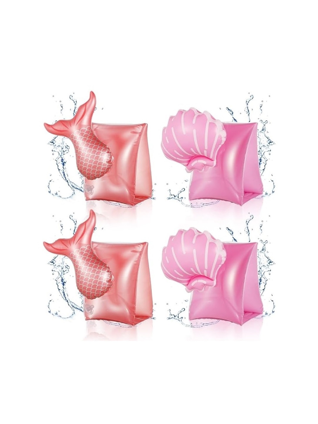 

EL REGALO Kids Pack Of 2 Swim Inflatable, Pink