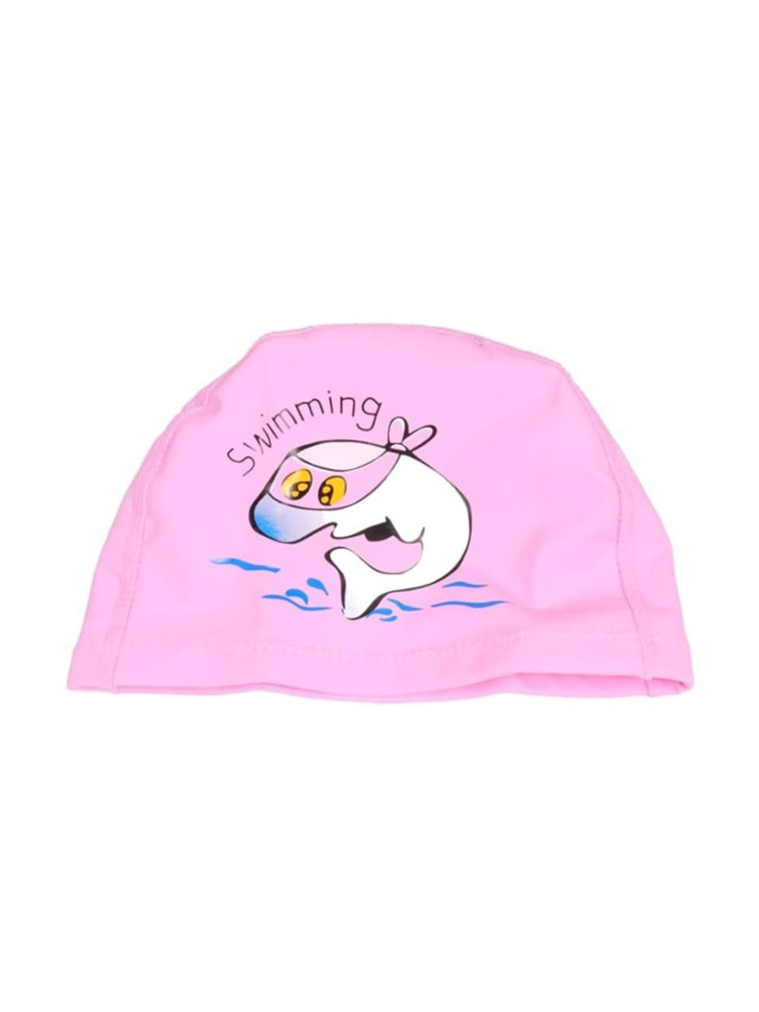 

EL REGALO Girls Printed Swimming Cap, Pink