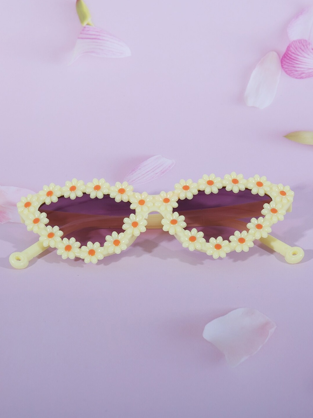 

DukieKooky Kids Cateye Sunglasses with UV Protected Lens, Purple