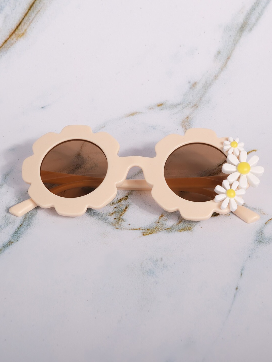 

DukieKooky Kids Round Sunglasses with UV Protected Lens, Brown