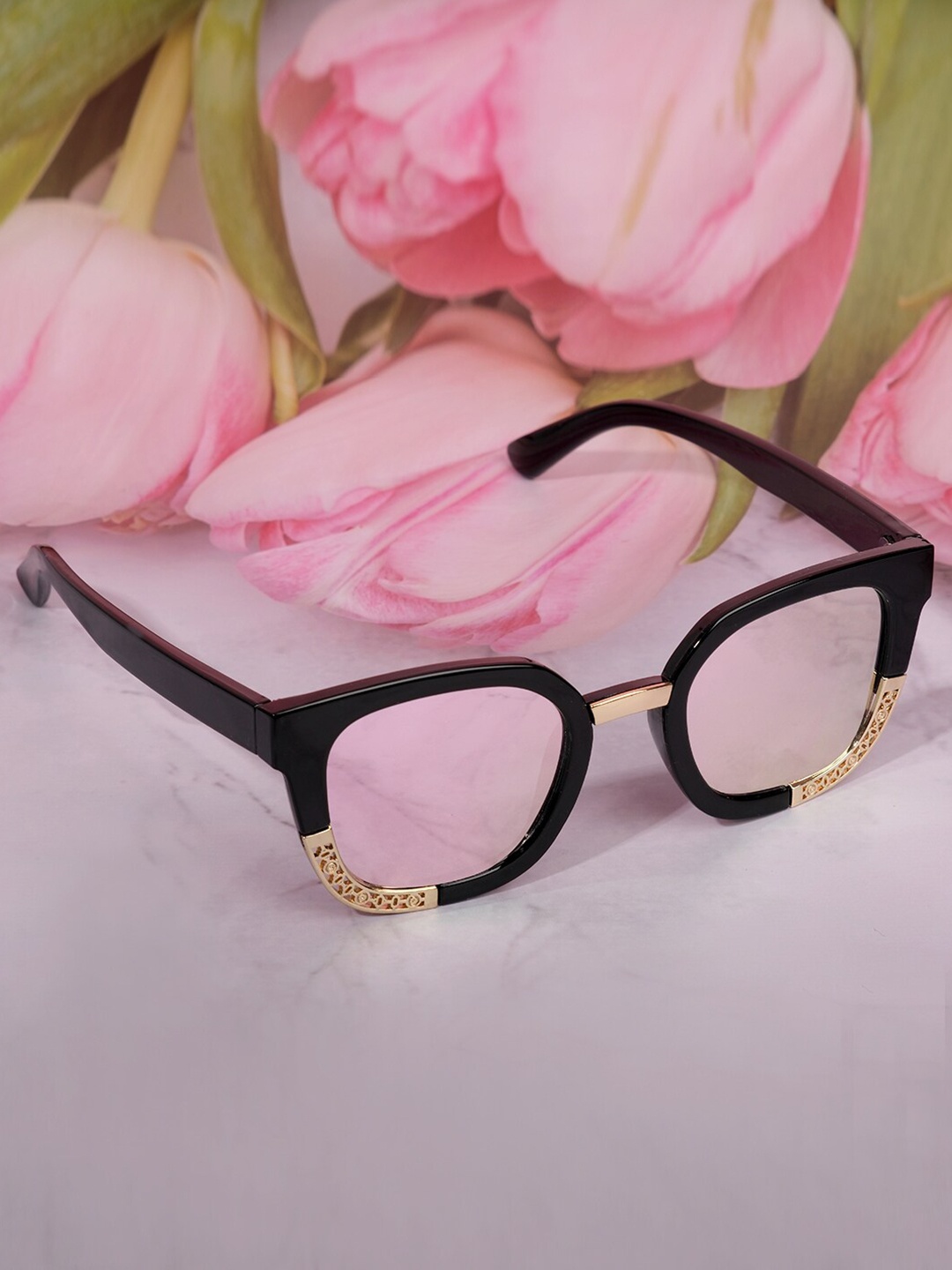 

DukieKooky Kids Square Sunglasses with UV Protected Lens DKSG460E, Pink