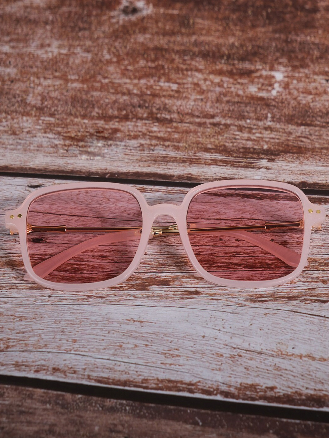 

DukieKooky Kids Square Sunglasses With UV Protected Lens DKSG463F, Pink