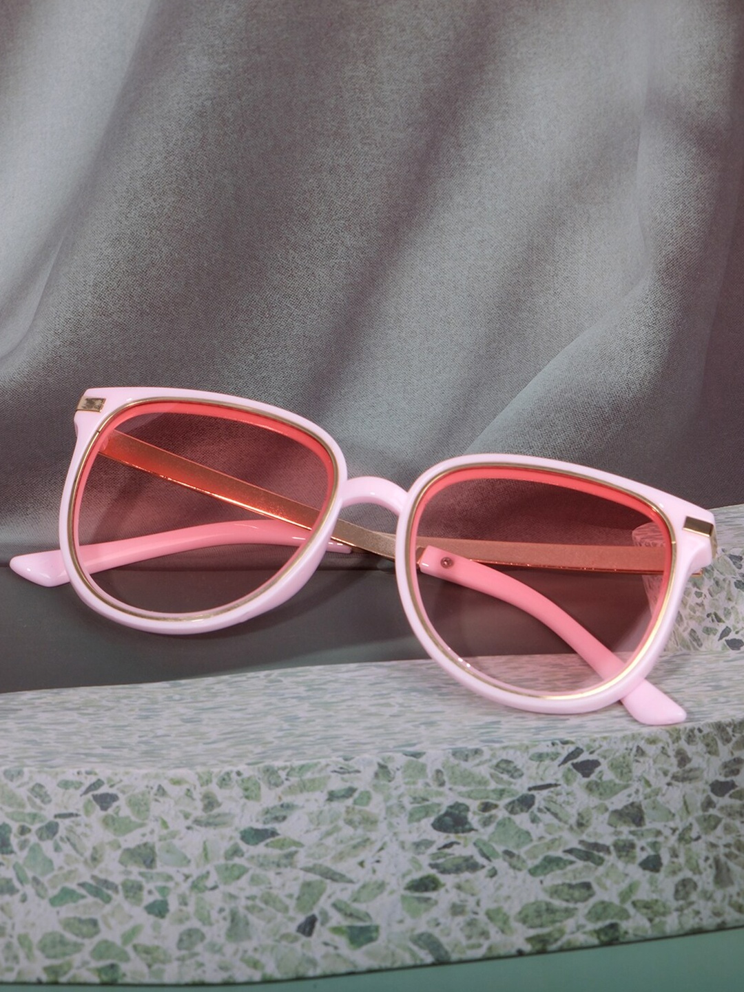 

DukieKooky Kids Round Sunglasses with UV Protected Lens DKSG462D, Pink