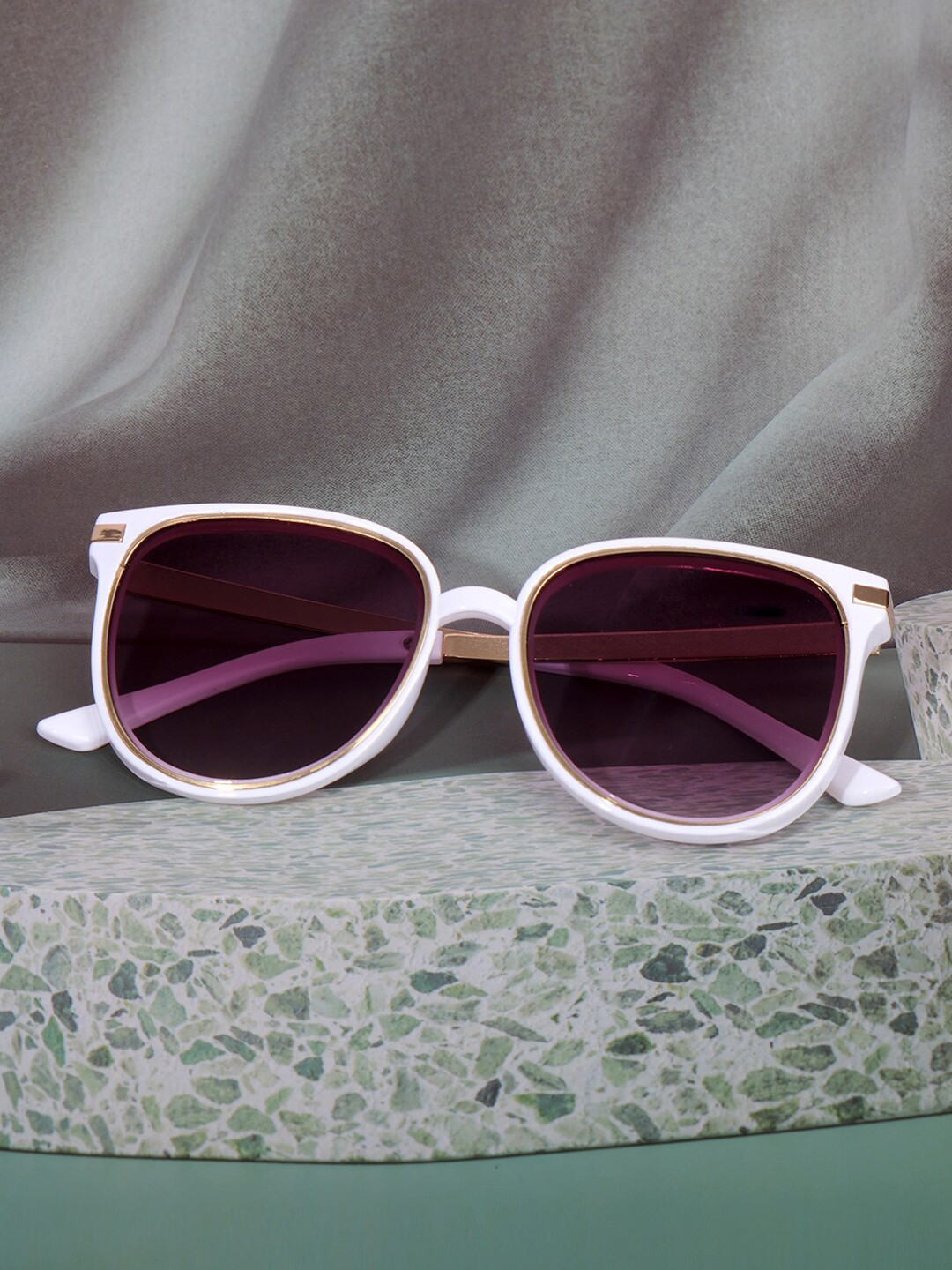 

DukieKooky Kids Round Sunglasses with UV Protected Lens, Purple