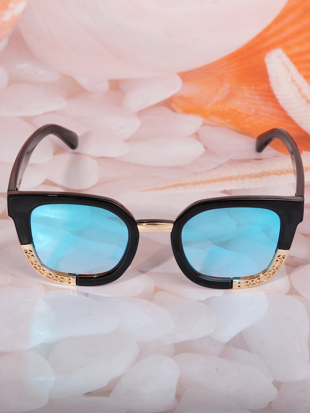 

DukieKooky Kids Square Sunglasses, Blue