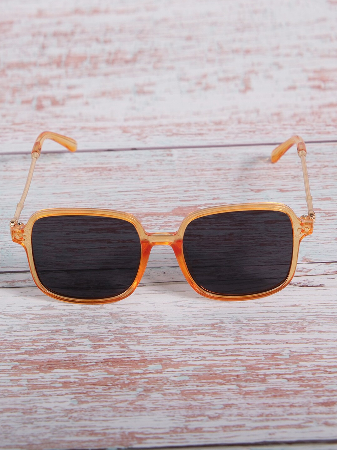 

DukieKooky Kids Square Sunglass With UV Protected Lens DKSG463C, Black