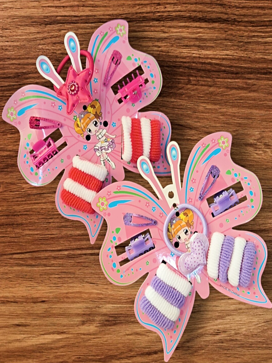 

Proplady Kids Set Of 12 Embellished Hair Accessory, Pink