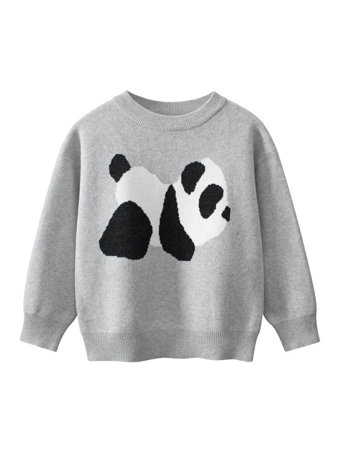 

StyleCast x Revolte Boys Humour and Comic Printed Pullover Sweater, Grey