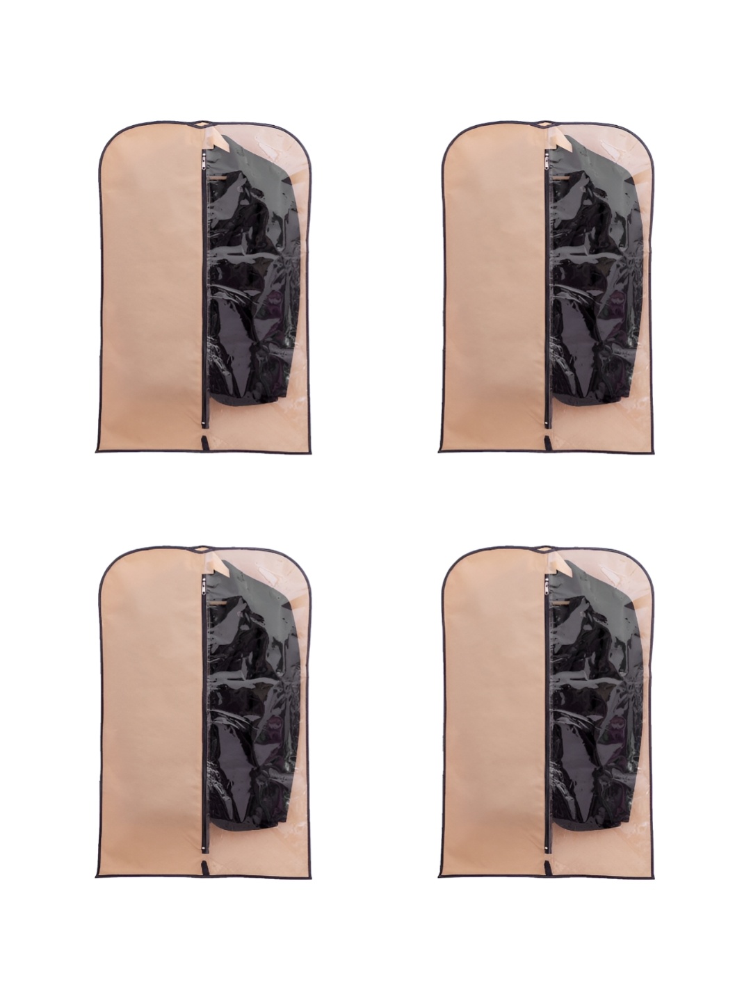 

Home Decor Expert Brown 4 Pieces Multi-Utility Organisers