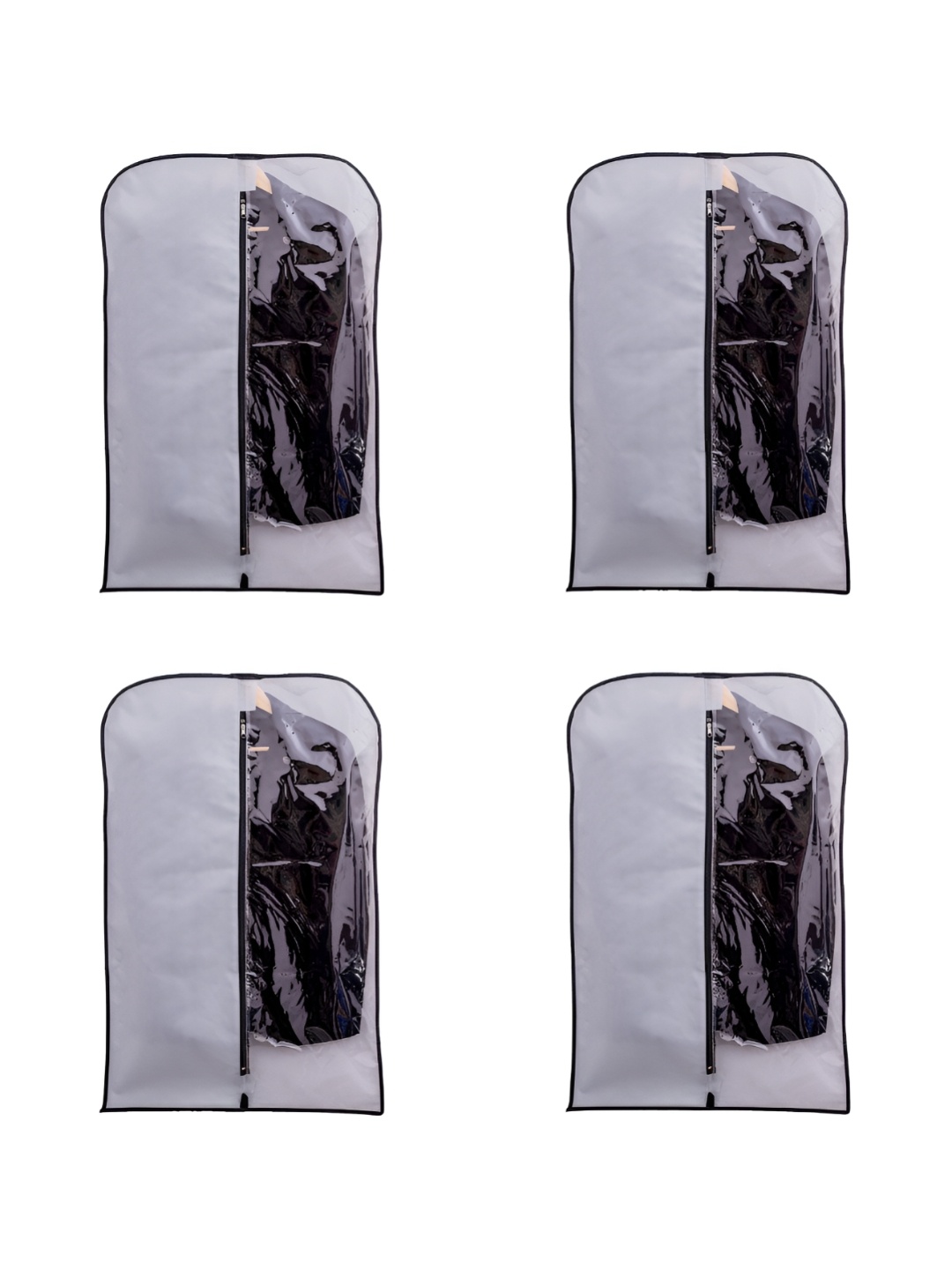 

Home Decor Expert Grey 4 Pieces Multi-Utility Organisers